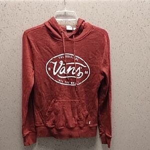 Vans burgundy hoodie S